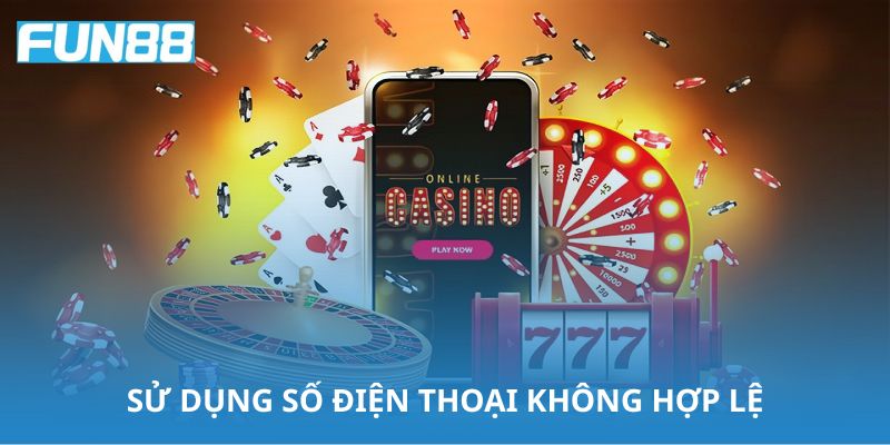Nhiều người hay mắc lỗi sử dụng số điện thoại không hợp lệ